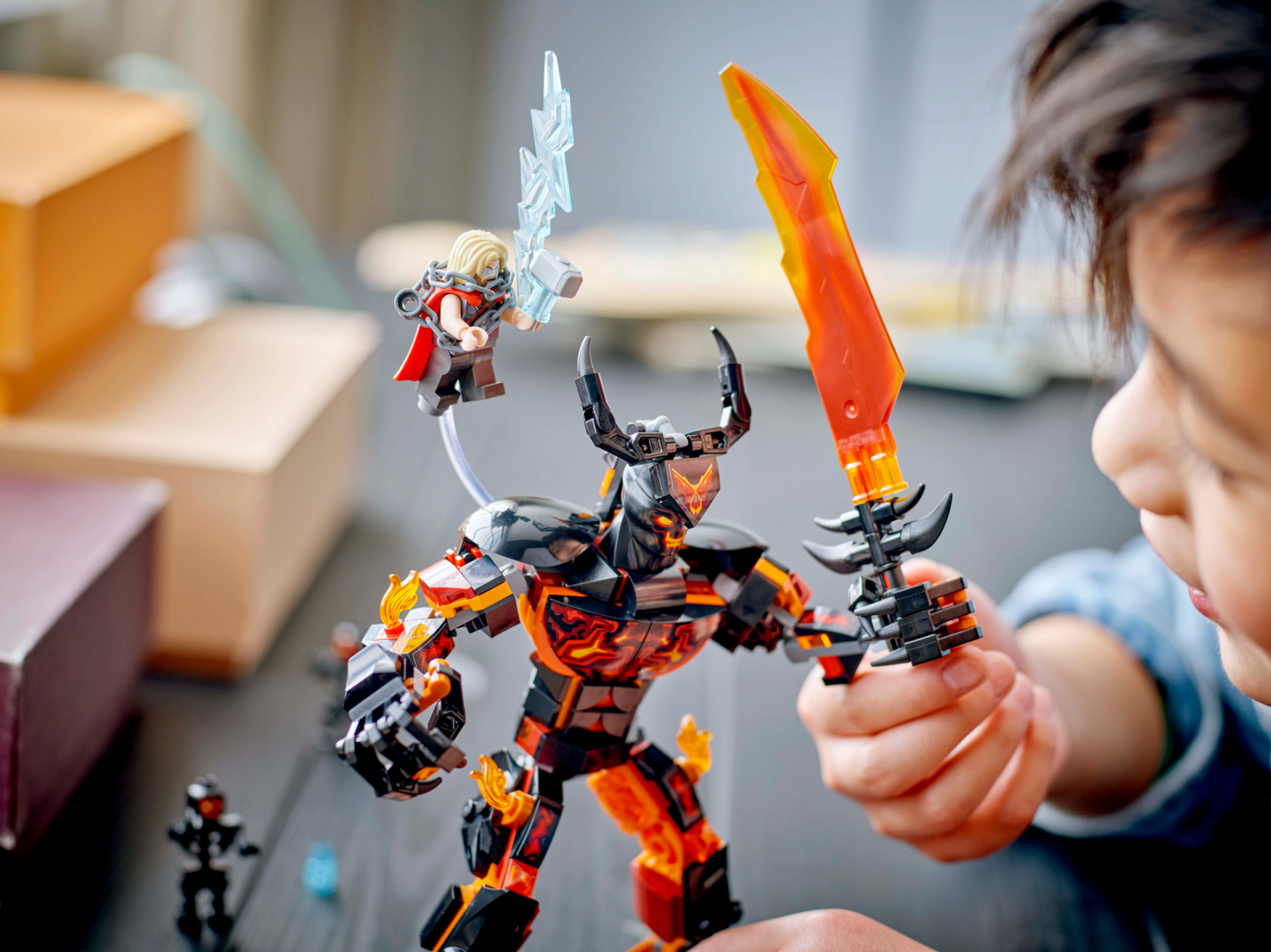 Thor vs. Surtur bouwfiguur — Afbeelding 4