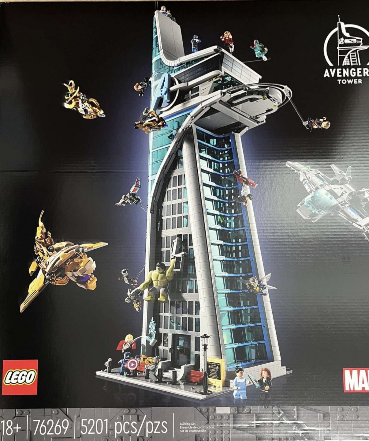 De eerste foto van de LEGO marvel avengers tower (72269) is uitgelekt