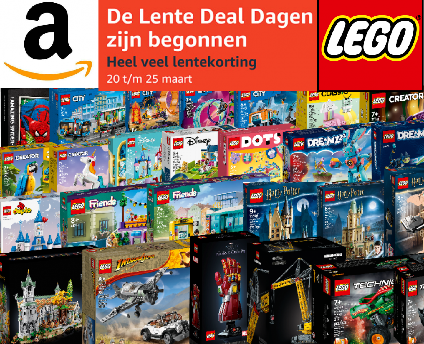 LEGO lente deal dagen bij Amazon