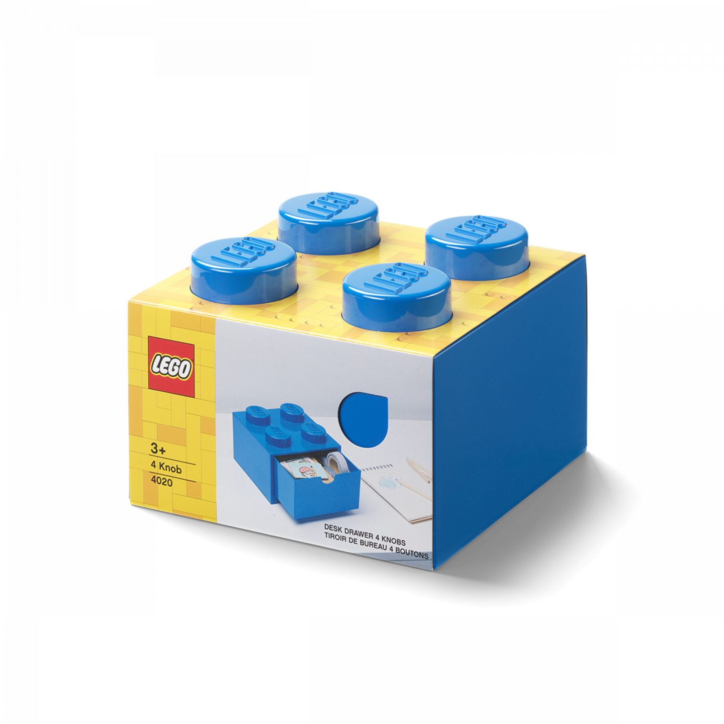Bureaulade met 4 noppen – blauw — Afbeelding 2