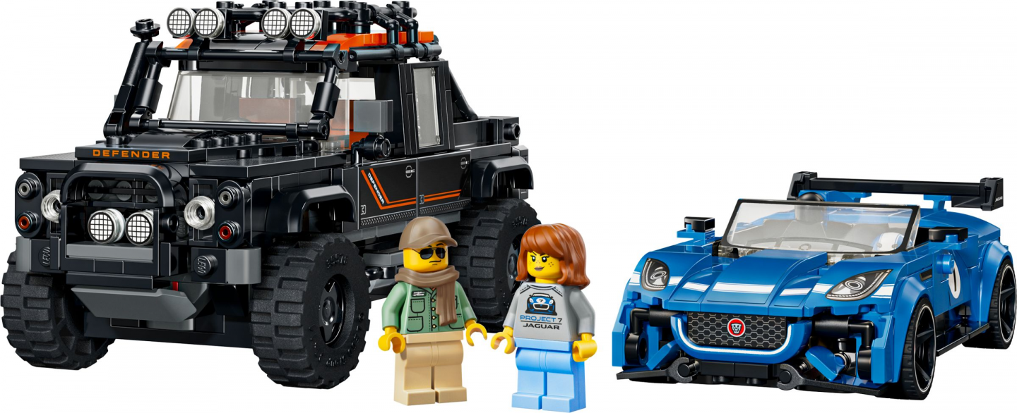 Jaguar Project 7 en Land Rover Defender