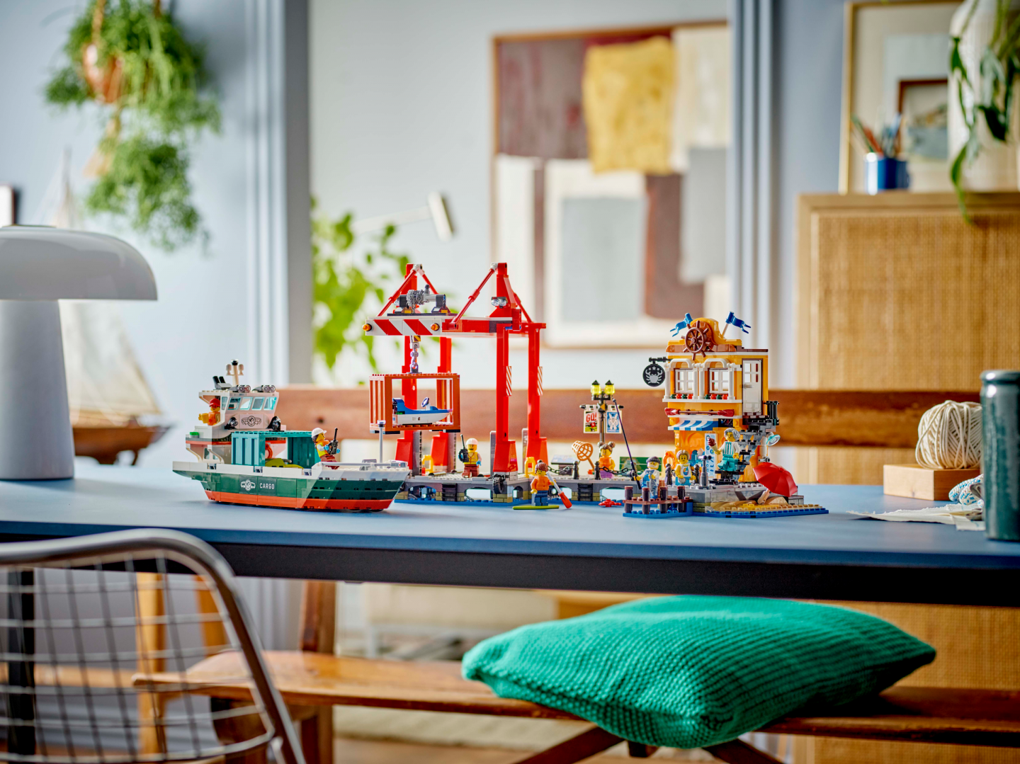 Haven met vrachtschip — Afbeelding 12