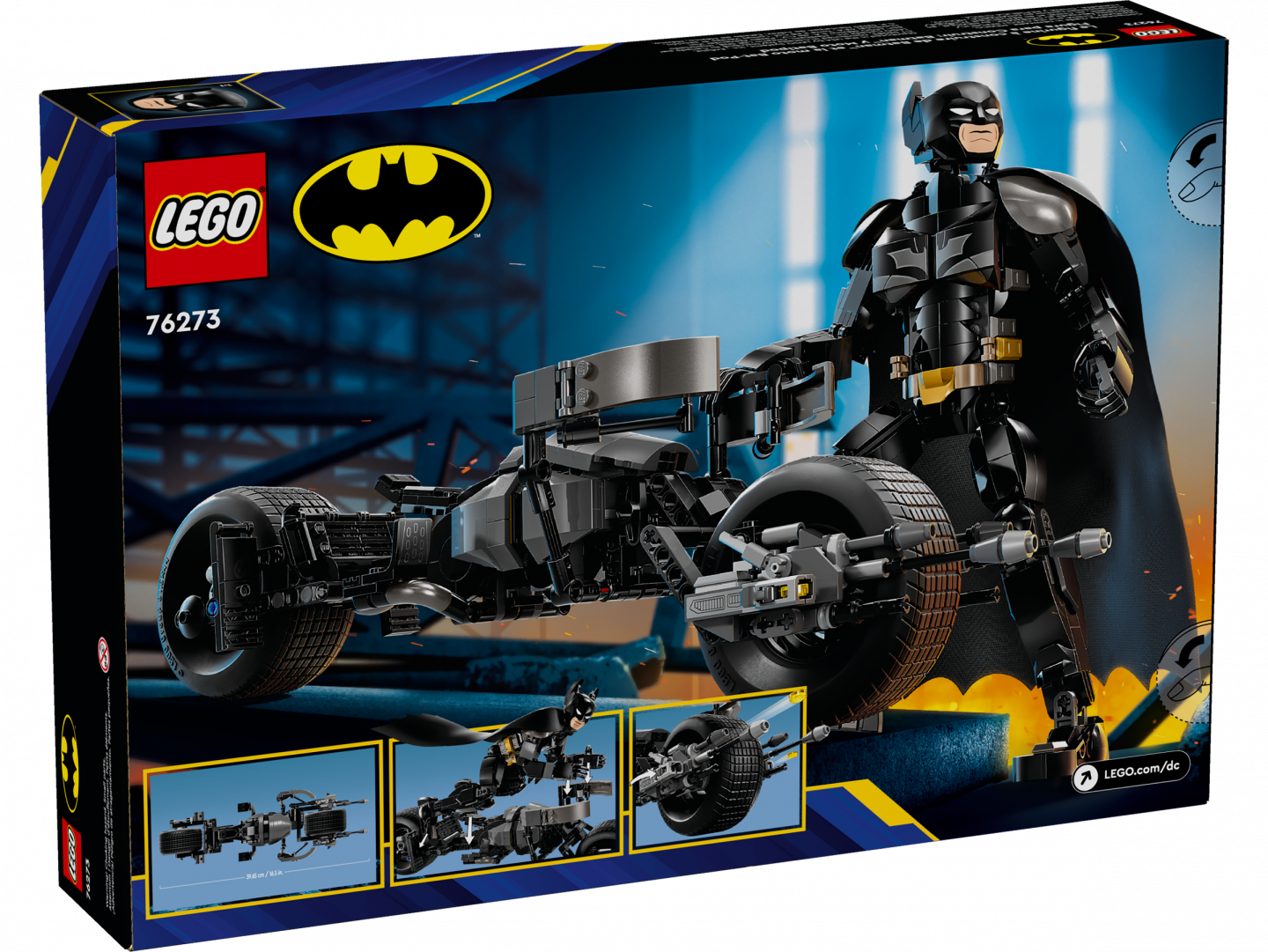 Batman™ bouwfiguur en de Bat-Pod motor — Afbeelding 6