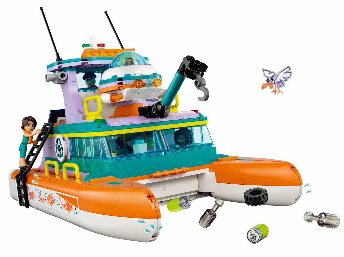 Reddingsboot op zee — Afbeelding 3