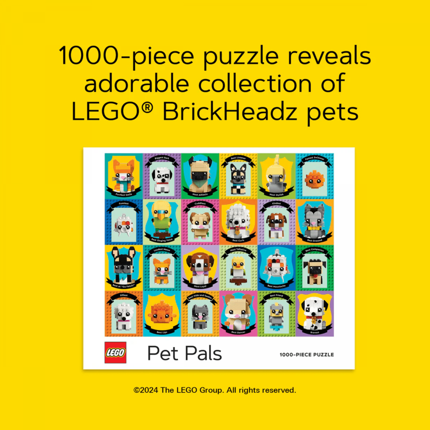 Puzzel van 1000 stukjes: Dierenvrienden — Afbeelding 2