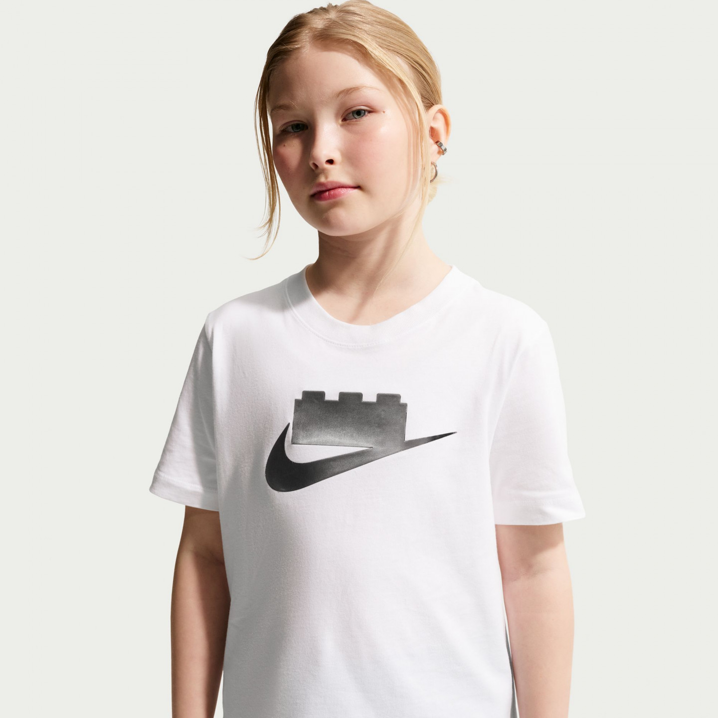 Nike x LEGO collectie T-shirt voor oudere kinderen - wit