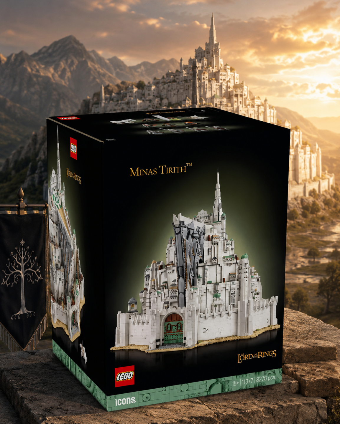 LEGO Icons 10377 The Lord of the Rings: Minas Tirith officieel onthuld!