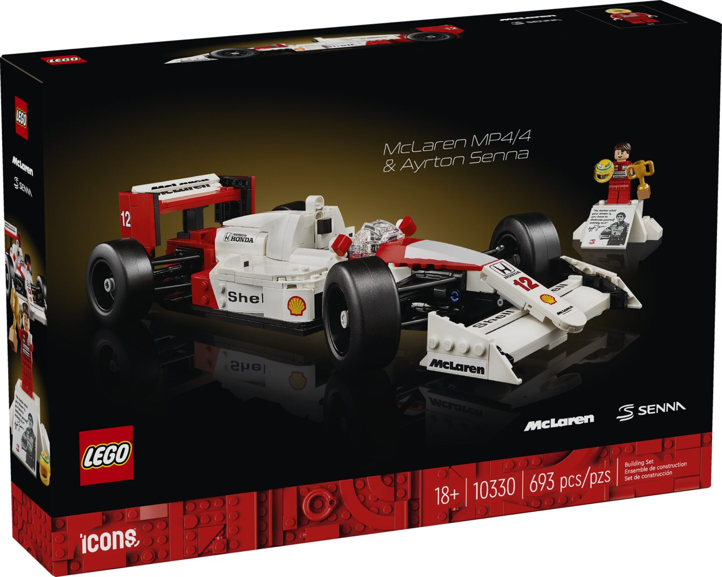 McLaren MP4/4 en Ayrton Senna
