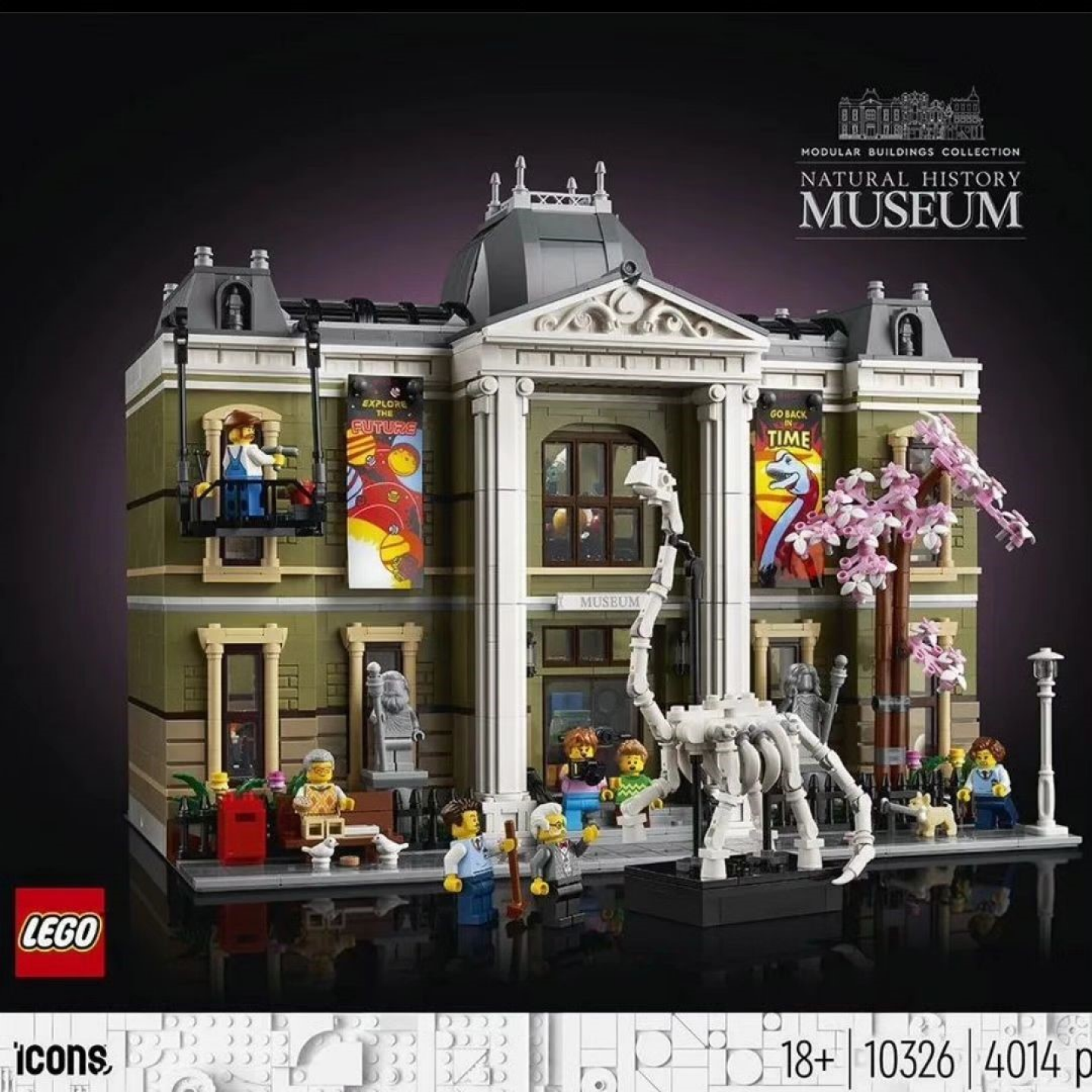 Eerste beelden van het LEGO modular Natural History Museum (10326 )