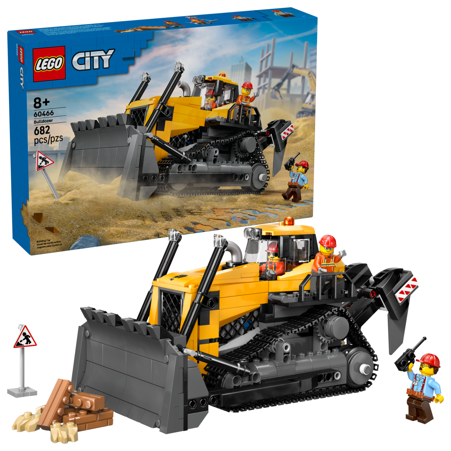 Gele bulldozer — Afbeelding 2