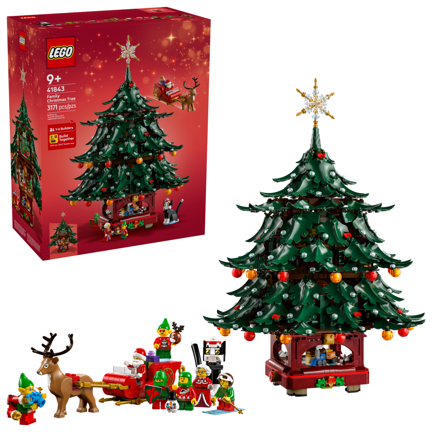 LEGO 41843 Decoratieve kerstboom voor het hele gezin officieel onthuld