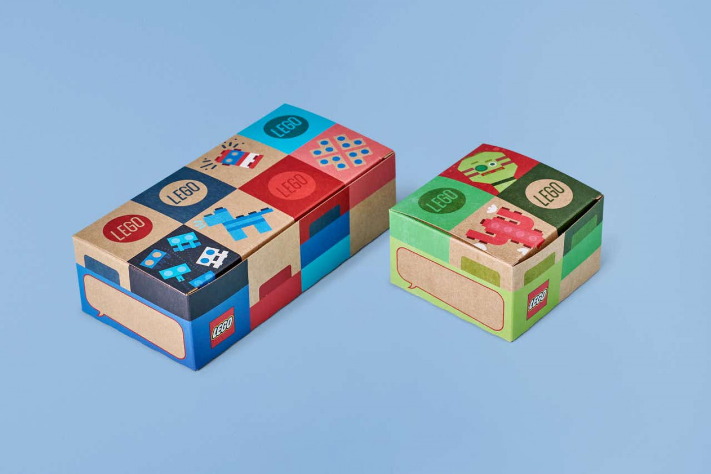 Meer LEGO dozen in Europa en Azië zullen papieren zakken bevatten