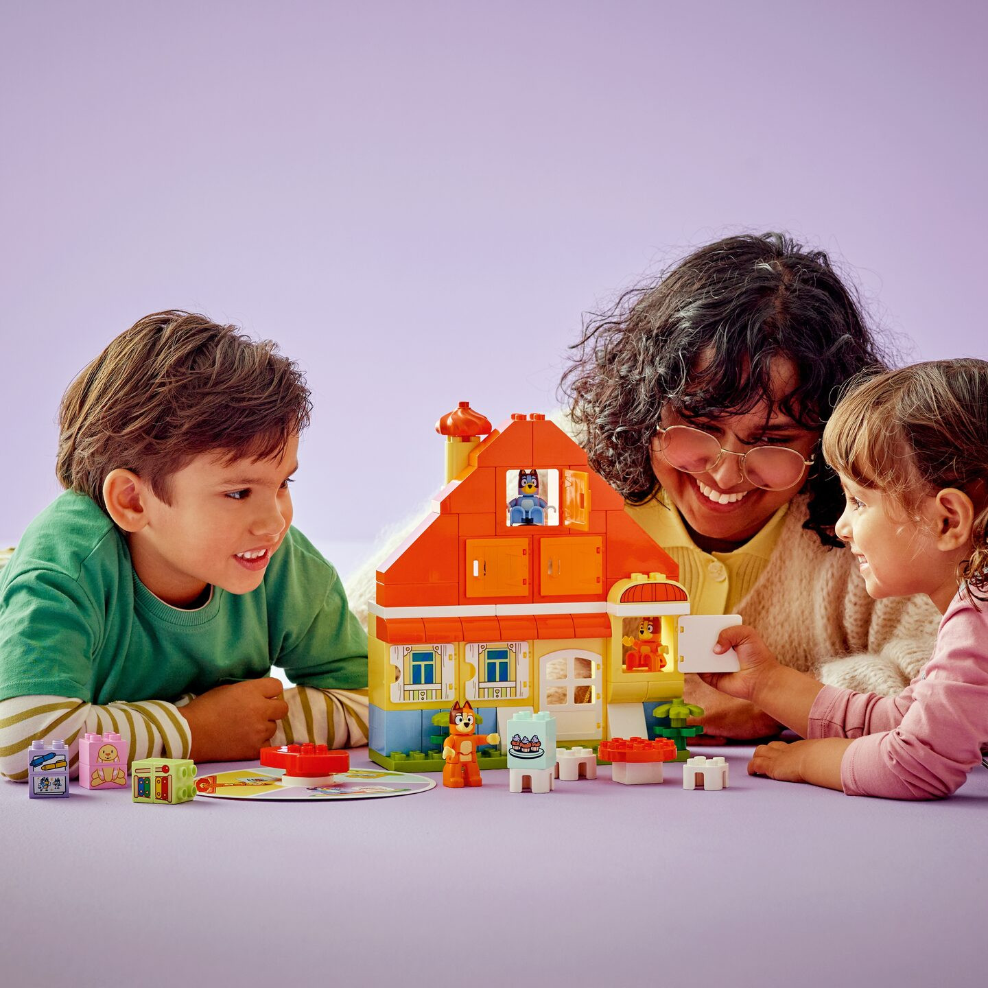 Huis van Bluey en haar familie met geheugenspel — Afbeelding 3