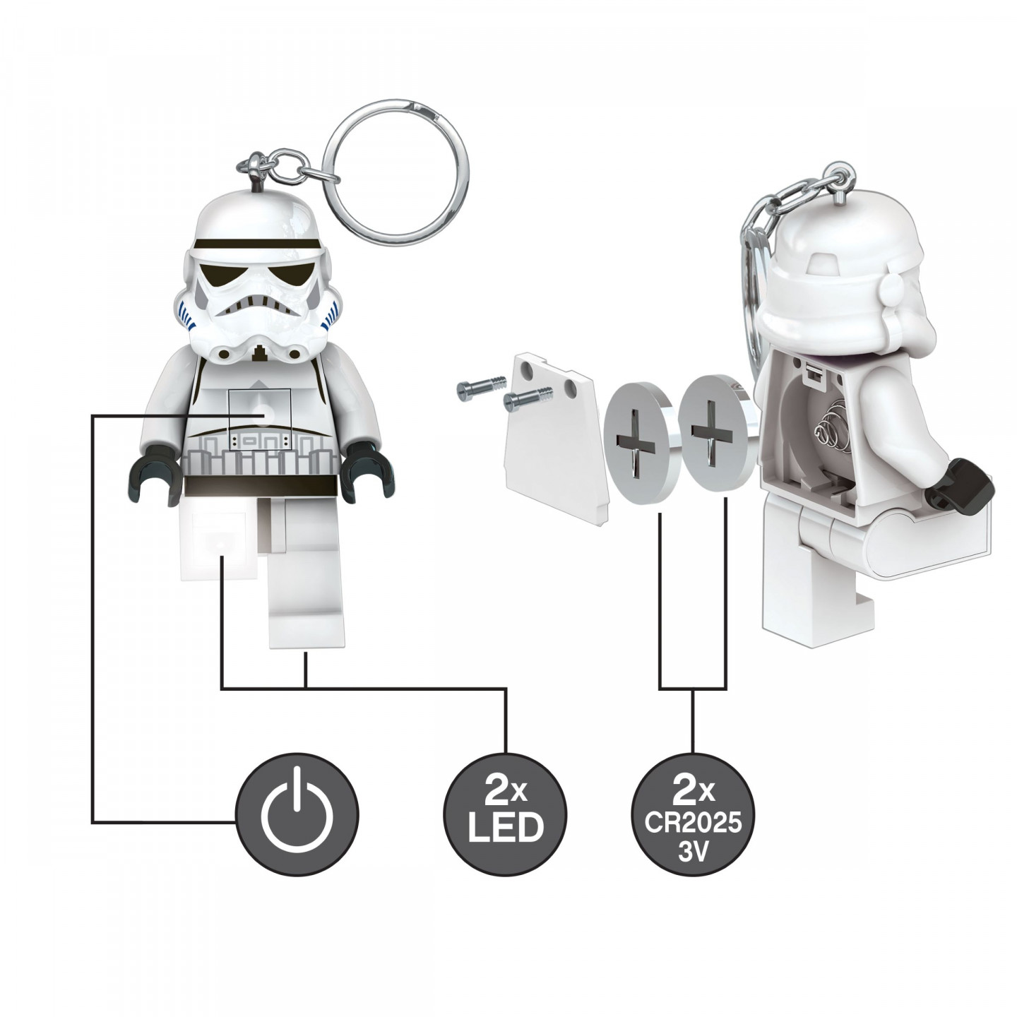 Stormtrooper™ sleutellampje — Afbeelding 3