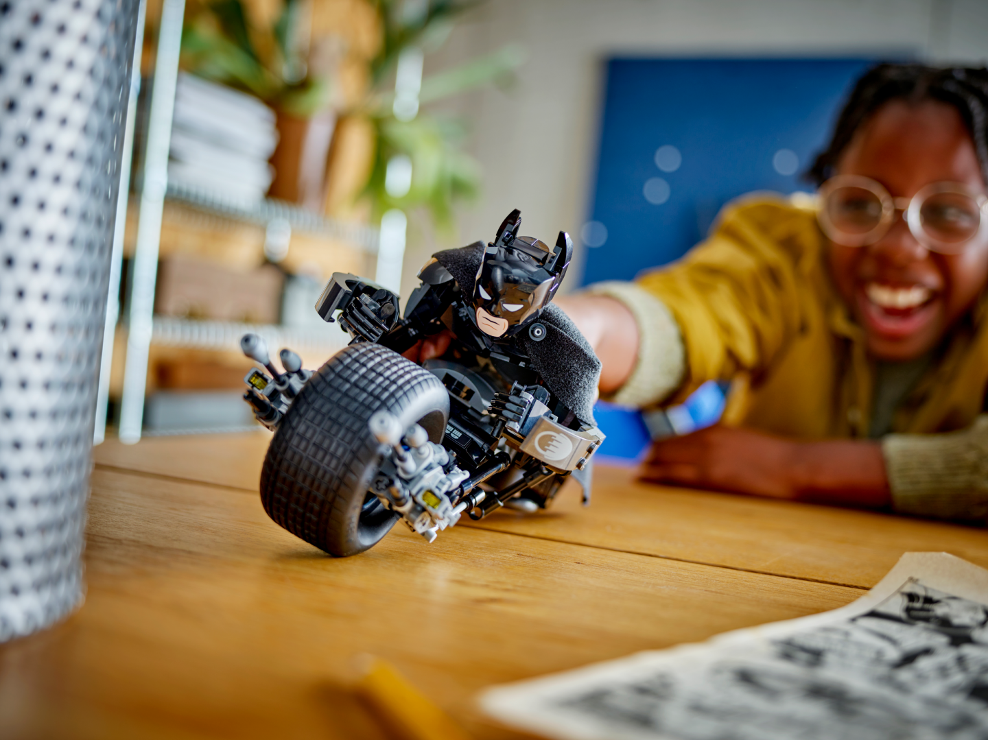 Batman™ bouwfiguur en de Bat-Pod motor — Afbeelding 8