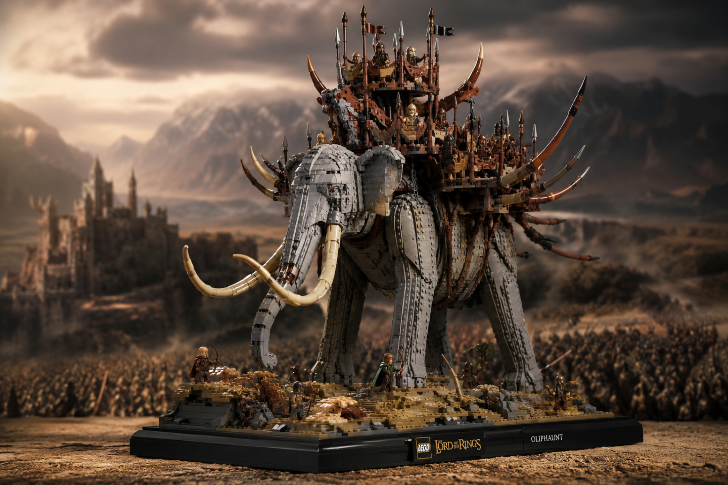 LEGO Icons 11395 The Lord of the Rings: Oliphaunt zou in januari 2027 verschijnen