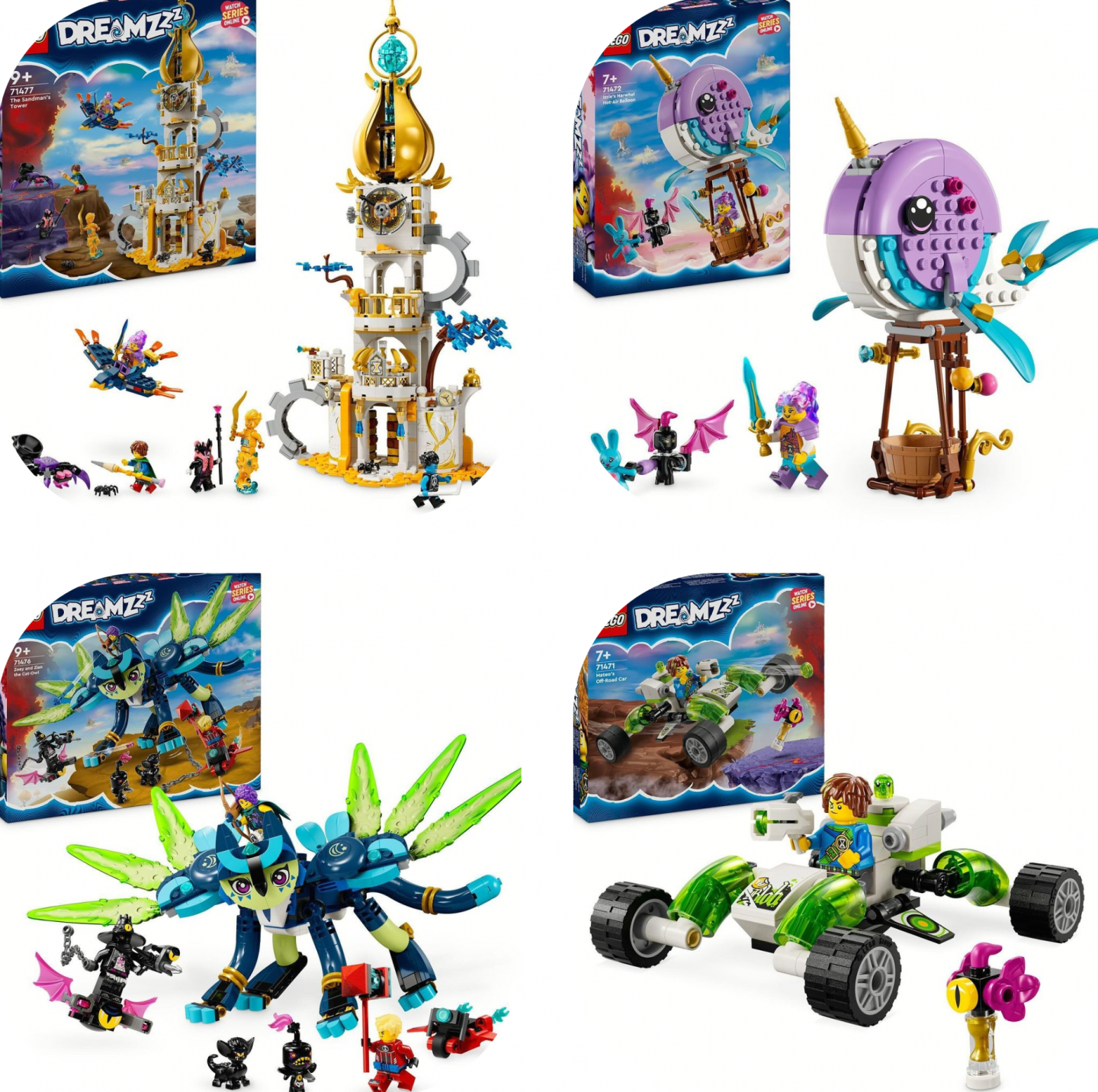 LEGO DreamZzz komt 1 januari met 4 nieuwe set