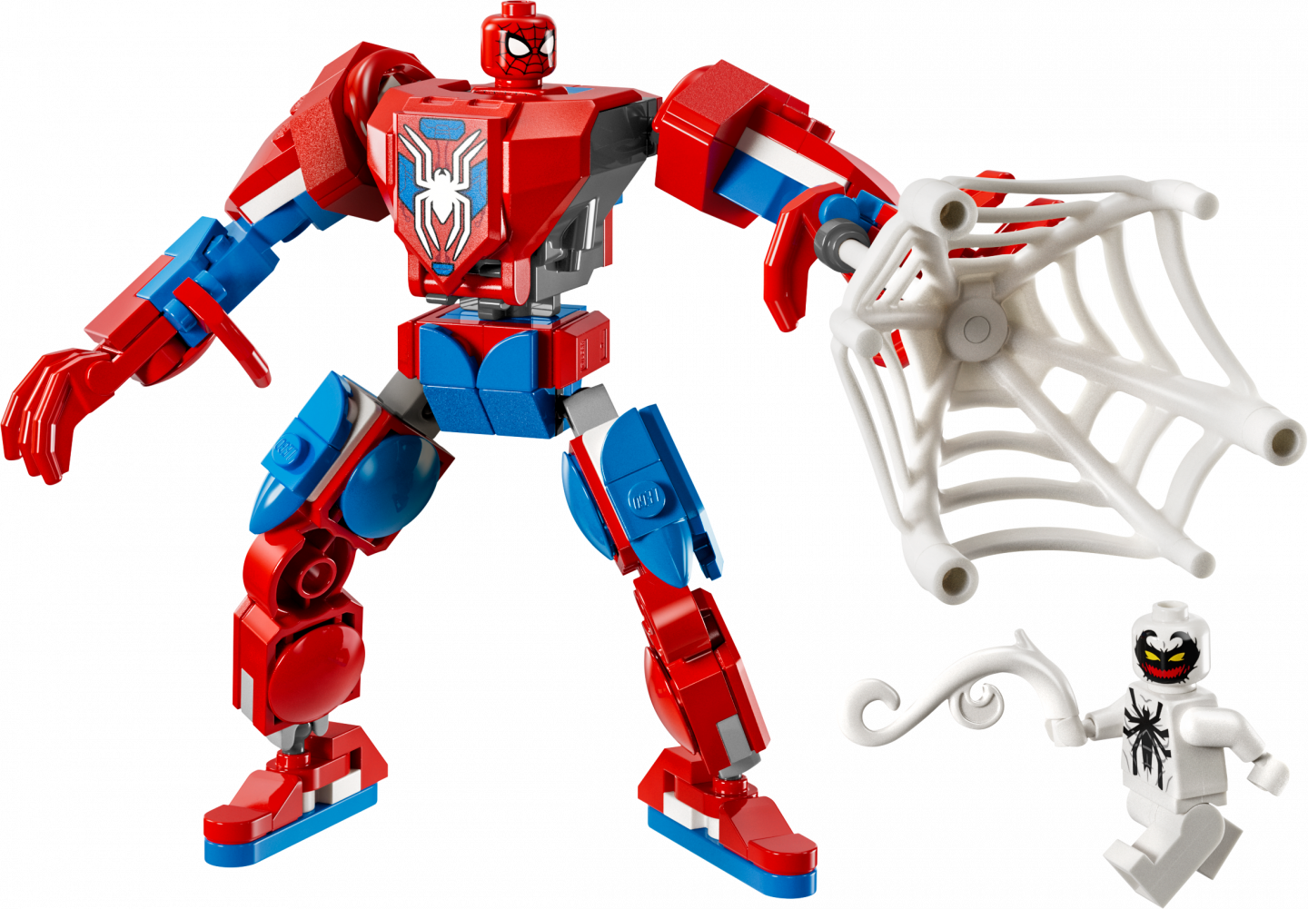 Spider-Man mecha vs. Anti-Venom