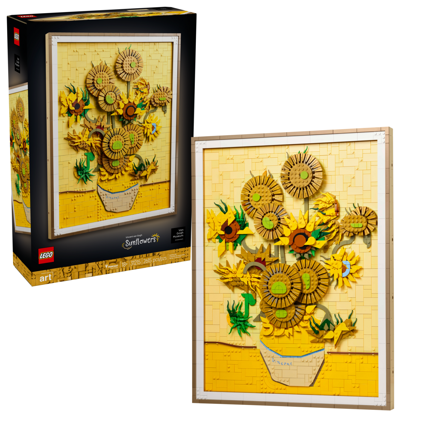 LEGO Art 31215 Vincent van Gogh – Zonnebloemen: Nu al als pre-order!