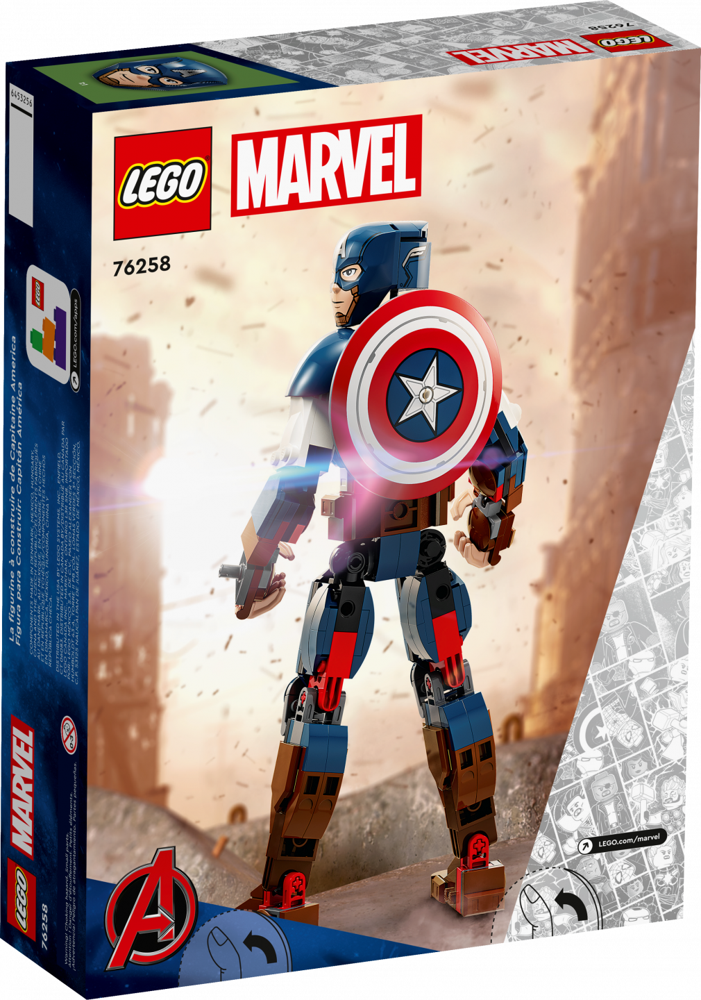 Captain America bouwfiguur — Afbeelding 4