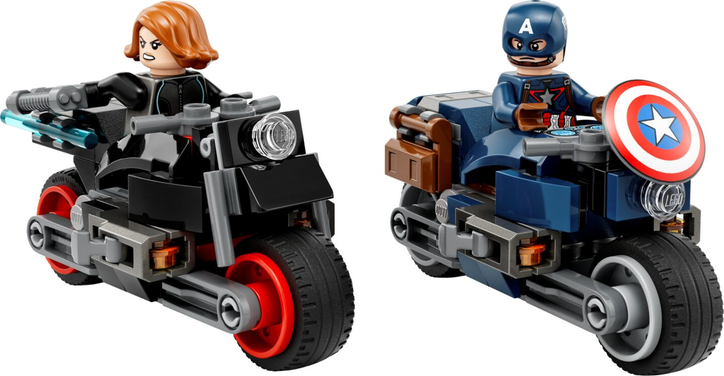 Black Widow & Captain America motoren — Afbeelding 1