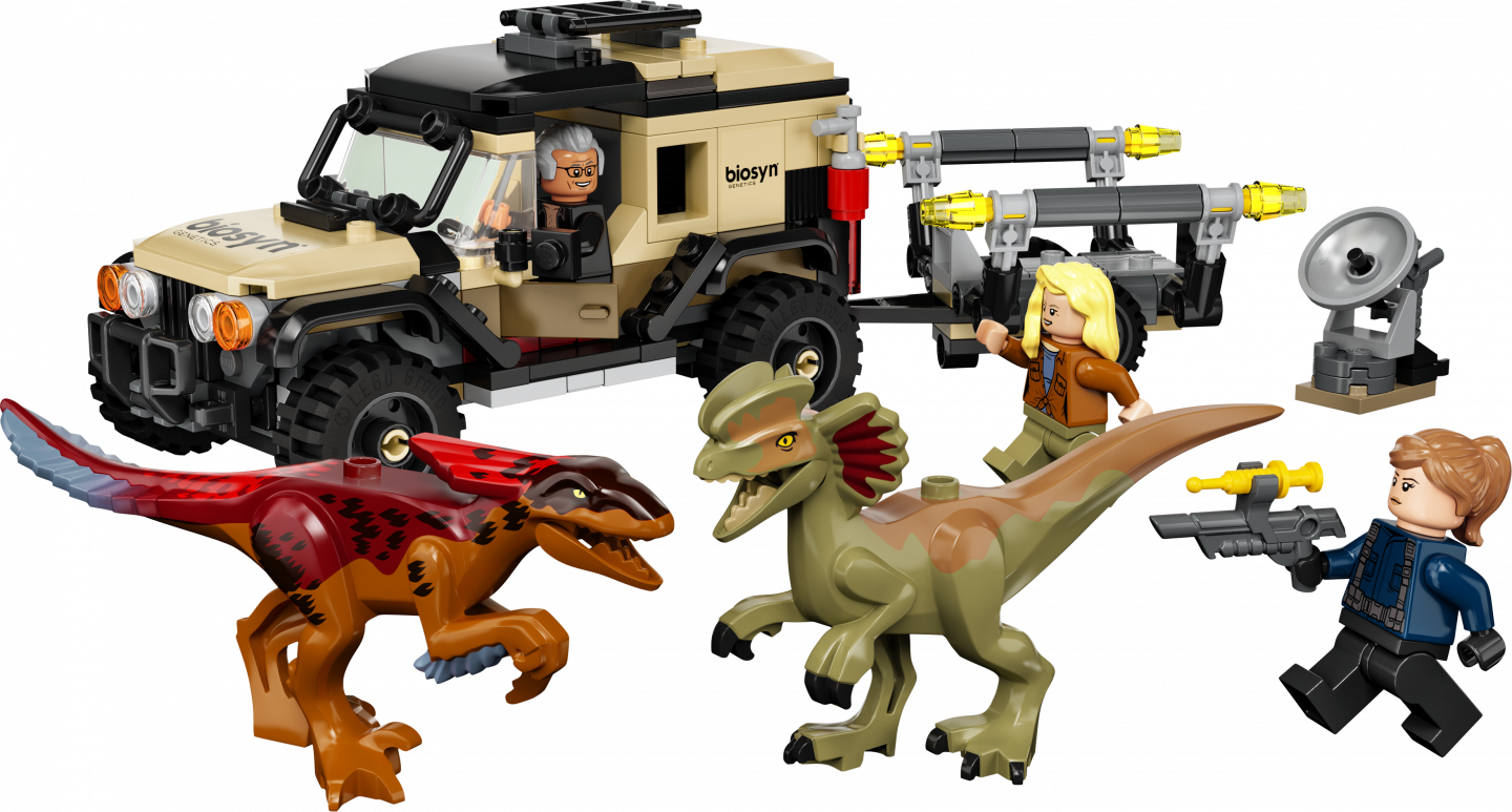 Pyroraptor & Dilophosaurus transport