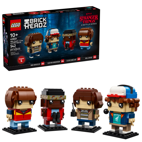 LEGO BrickHeadz 40801 Stranger Things: Mike, Dustin, Lucas en Will nu als pre-order beschikbaar