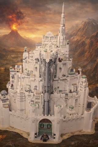 Eerste foto’s van LEGO Icons 11377 The Lord of the Rings: Minas Tirith onthuld