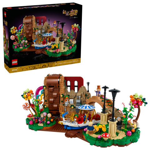 LEGO Ideas 21360 Willy Wonka & the Chocolate Factory officieel onthuld