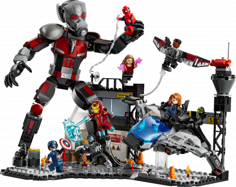 Captain America: Civil War actiescène