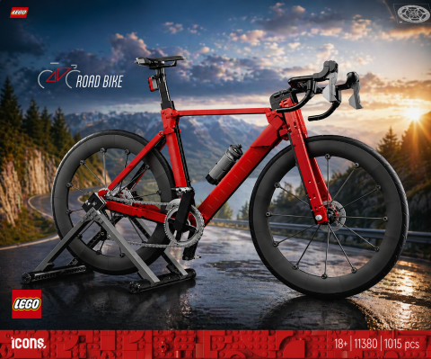 LEGO Icons 11380 Road Bike onthuld: een gedetailleerd eerbetoon aan de moderne racefiets