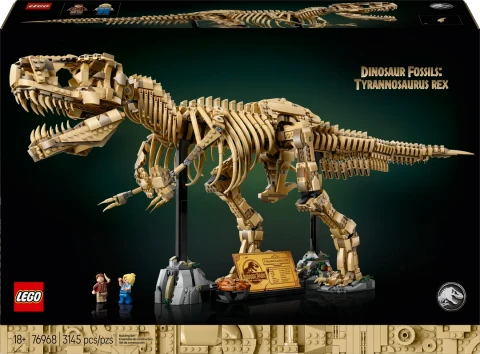 UPDATE!Bouw de prehistorie: LEGO Jurassic World 76968 T.rex skeleton- Officiële release!