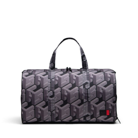Herschel Novel weekendtas - monogram - zwart