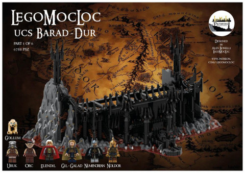 NIEUWE UPDATE! - LEGO Lord of the Rings - Barad-dûr (Tower of Sauron) - 10333 wordt verwacht in juni