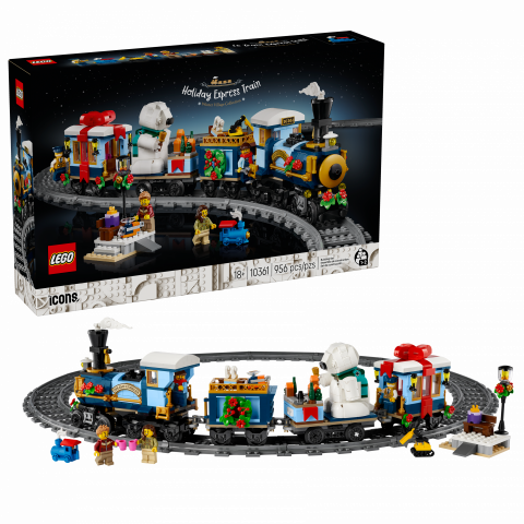 LEGO Icons 10361 Winter Express Train officieel aangekondigd