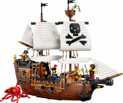 Klassiek piratenschip