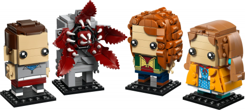 Elf, Max, Demogorgon en Holly figuren