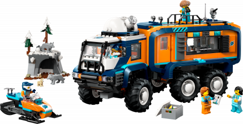 Laboratoriumtruck op de Noordpool