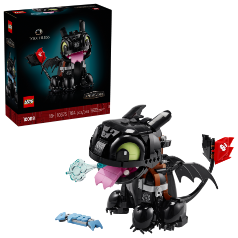 LEGO Icons 10375 How to train your dragon: Toothless officieel onthuld