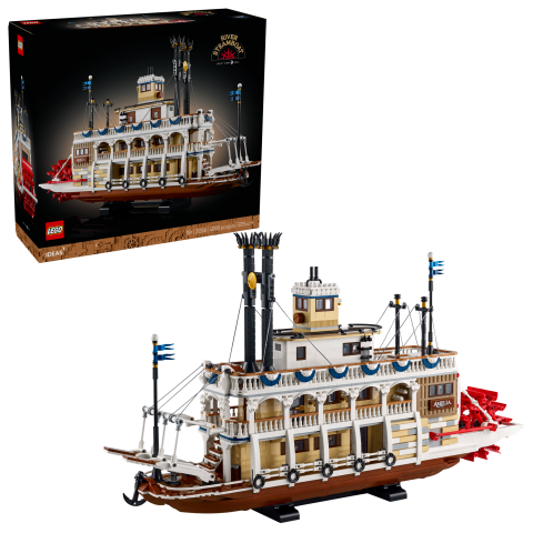 LEGO Ideas 21356 River steamboat: Een klassieke stoomboot in LEGO-vorm: Officieel onthuld