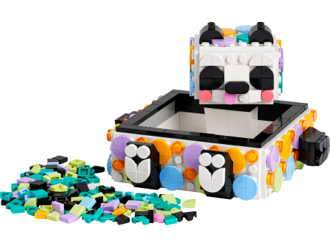 Schattige panda bakje