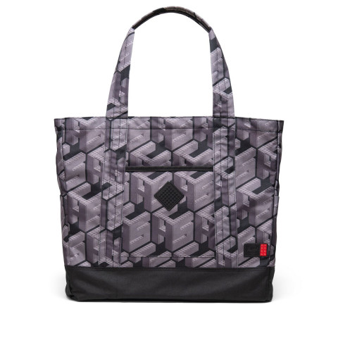Herschel Heritage XL draagtas - monogram - zwart