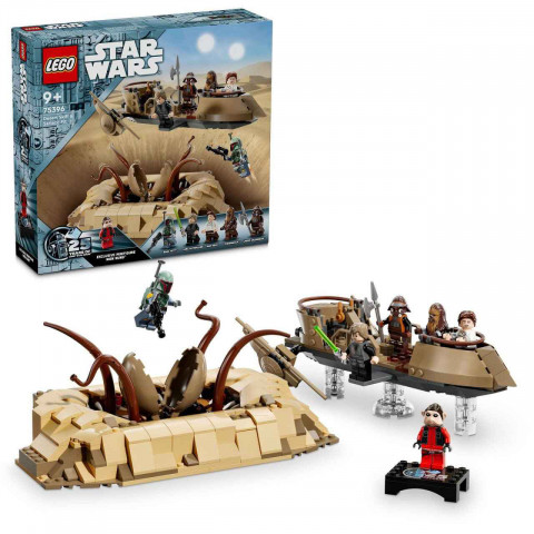 LEGO 75396 Desert Skiff & Sarlacc pit brengt iconische Star Wars scene tot leven