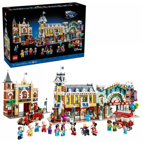 Officiële release van LEGO Disney 43302 Disneyland Main Street U.S.A. onthuld