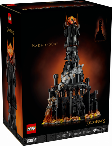 Ontdek de onheilspellende wereld van Midden-Aarde met de officiële LEGO Icons 10333: The Lord of the Rings - Barad-dûr set reveal!