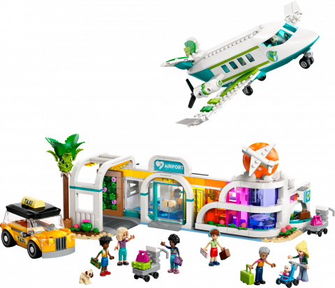 Heartlake City vliegveld en vliegtuig