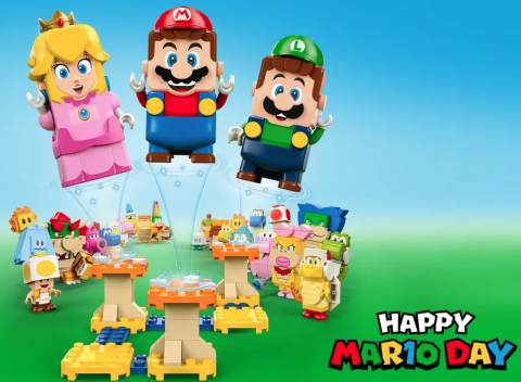 Feest mee met LEGO® Mario dag!