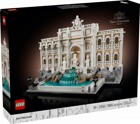 UPDATE! LEGO Architecture 21062 Trevi fountain keert terug in een grootser jasje: Nu als pre-order!