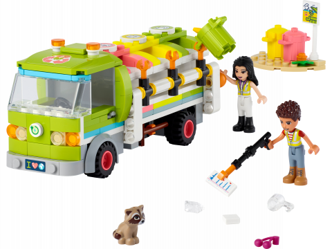 Recycle vrachtwagen