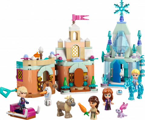 Mini kasteel van Arendelle en Elsa's ijspaleis